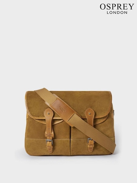 Osprey London The Heritage Large Satchel Brown Bag (W25464) | £695
