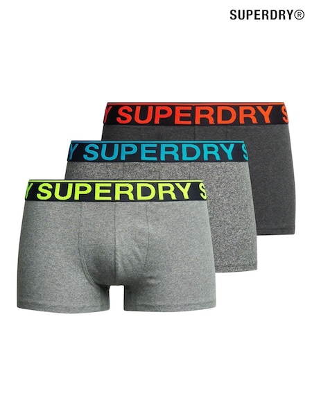 Superdry Grey Trunks 3 Pack (W25532) | £30