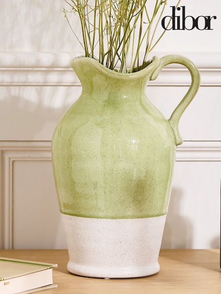 Dibor Green Goathland Speckled Jug (W25737) | £25