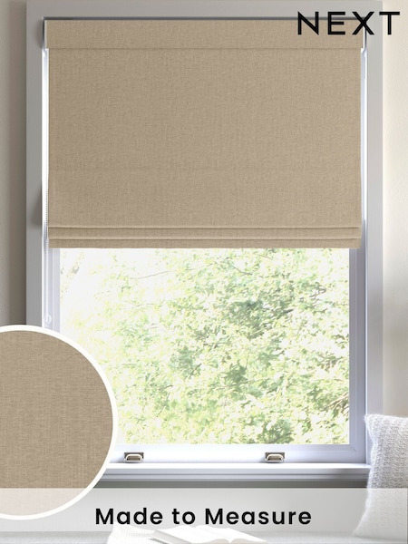 Natural Sesame Bellum Made to Measure Roman Blind (W25873) | £79