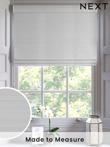 Dove Grey Ire Made to Measure Roman Blind (W25882) | £79