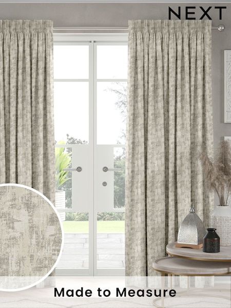 Slate Grey Tero Made to Measure Curtains (W25884) | £109