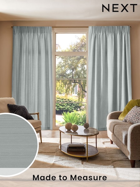 Silver Ire Made to Measure Curtains (W25895) | £100