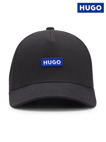 HUGO Black Small Logo Cap (W25932) | £35