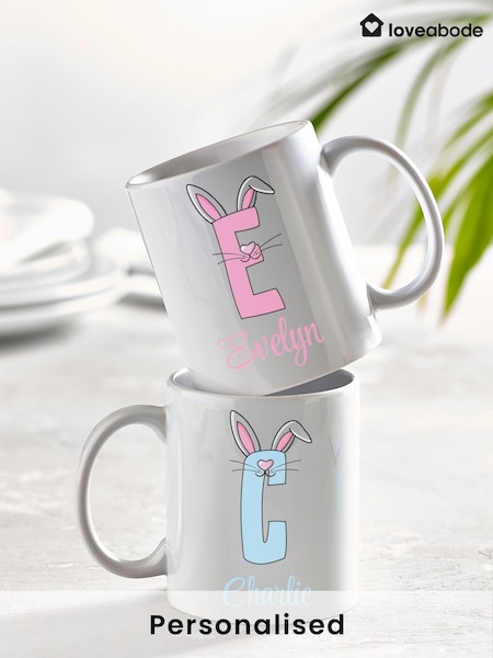 Personalised Initial Mug & Coaster Set by Loveabode (W25982) | £20