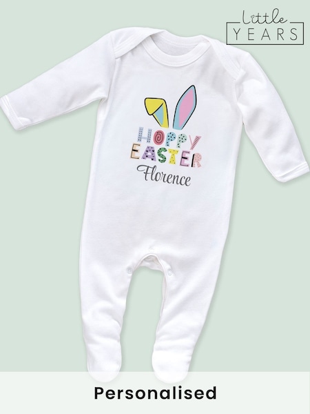 Little Years Personalised Easter Sleepsuit (W26003) | £16
