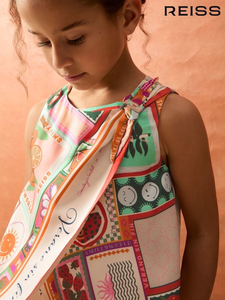 Reiss Multi Tia SmileyWorld | Reiss Motif-Print Top (W26201) | £55