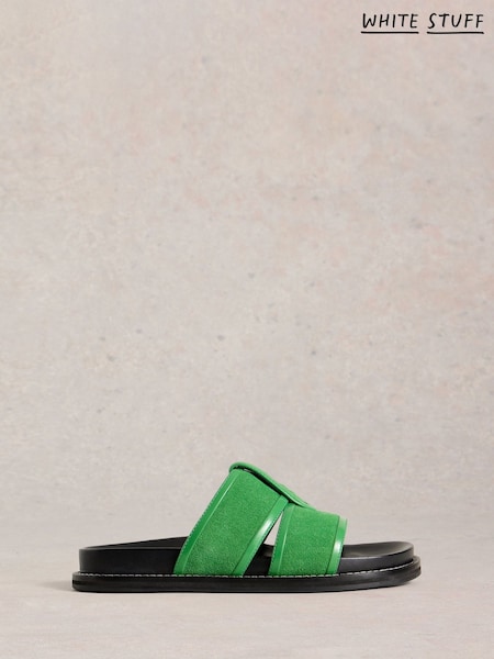 White Stuff Green Ziggy Slider Footbed Sandals (W26356) | £65