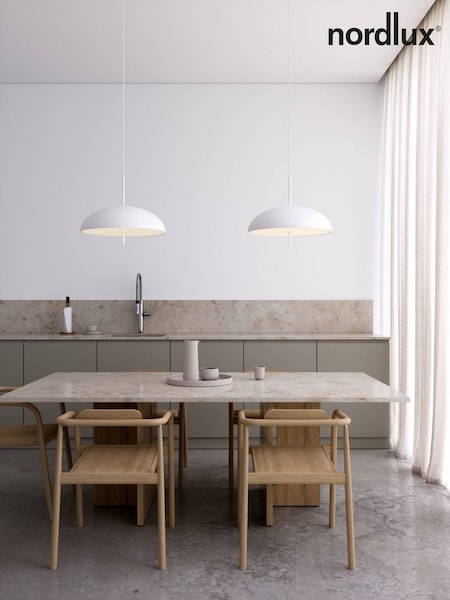 Nordlux White Versale 35 Pendant Large Ceiling Light (W26391) | £220
