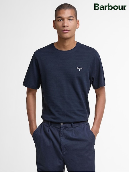 Barbour® Blue Danbrooke Tailored T-Shirt (W26589) | £50