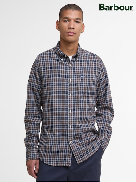 Barbour® Brown Lanark Tartan Tailored Shirt (W26607) | £70
