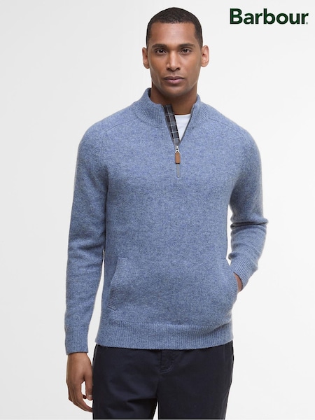 Barbour® Blue Stone Talder Half Zip Jumper (W26615) | £119