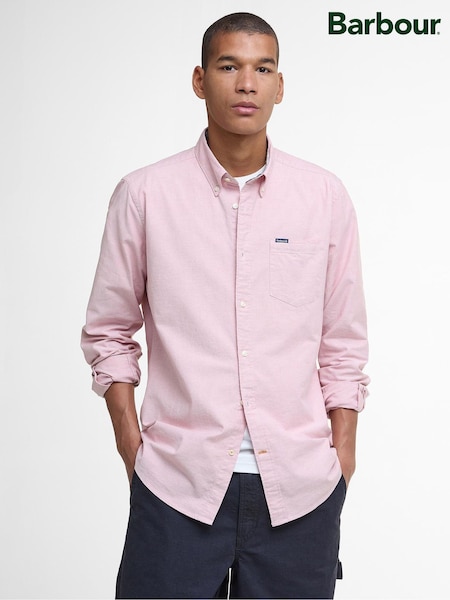 Barbour® Pink Marsden Tailored Oxford Shirt (W26616) | £70