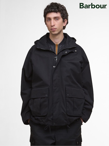 Barbour® Black Spey Showerproof Jacket (W26619) | £249