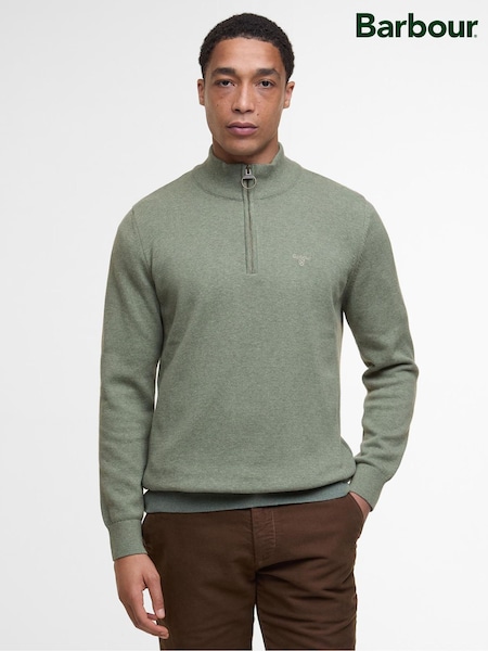 Barbour® Thyme Quarter Zip Jumper (W26626) | £90