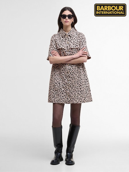 Barbour® International Cream Harley Mini Dress (W26630) | £119