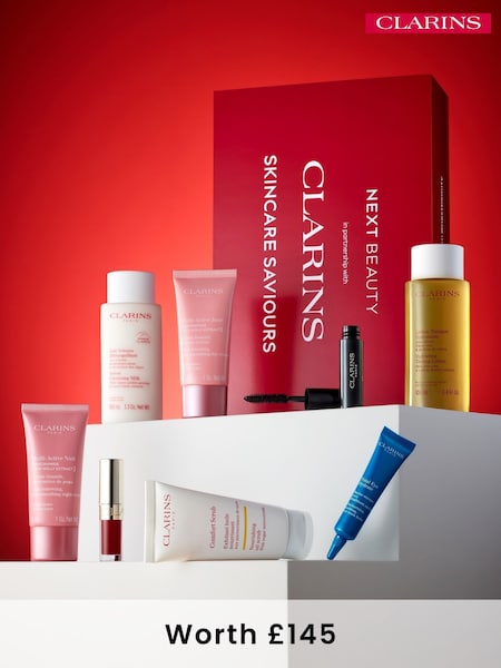 Clarins Skincare Saviours Edit Beauty Box (Worth £145) (W26633) | £45
