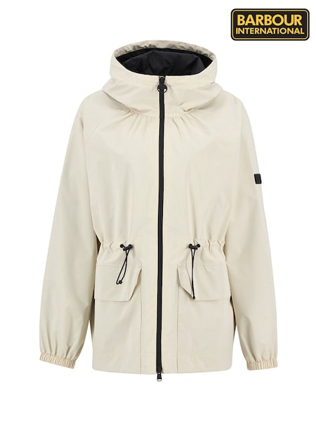 Barbour® International Cream Waterproof Jacket (W26662) | £199