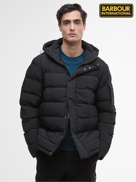 Barbour® International Black Daleson Puffer Jacket (W26694) | £249
