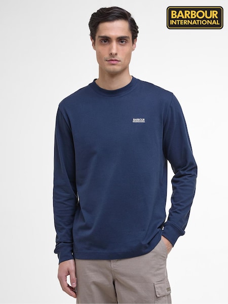 Barbour® International Blue Louis Ls T-Shirt (W26714) | £45