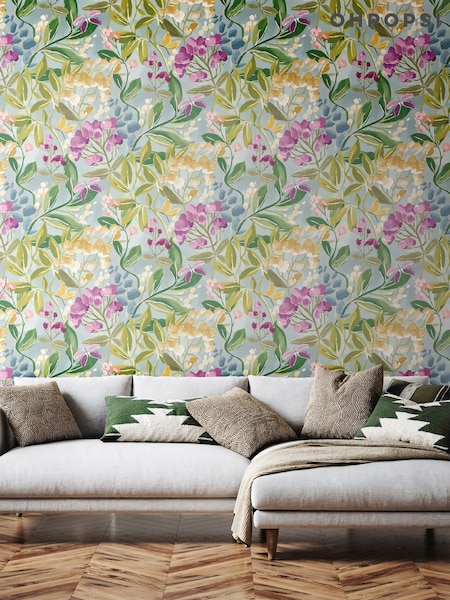 Ohpopsi Petrol Amethyst Wallpaper (W26864) | £77