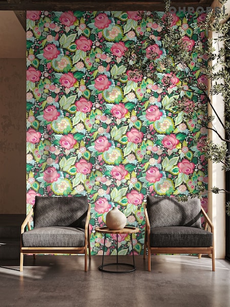 Ohpopsi Ebony Citrus Emily Rose Wallpaper (W26877) | £77