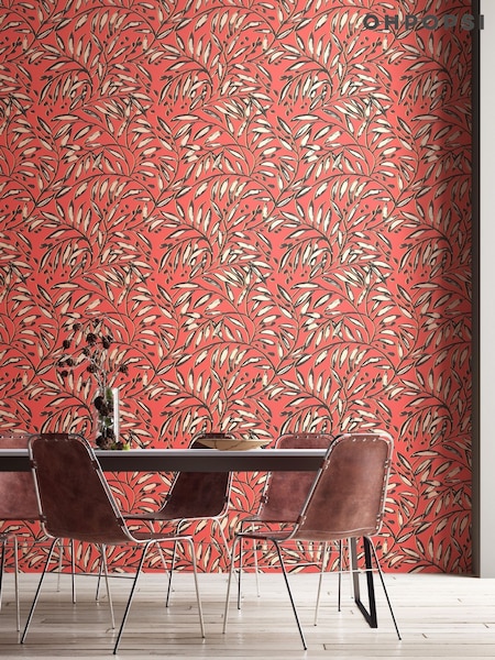Ohpopsi Candy Apple Lorena Vine Wallpaper (W26901) | £73