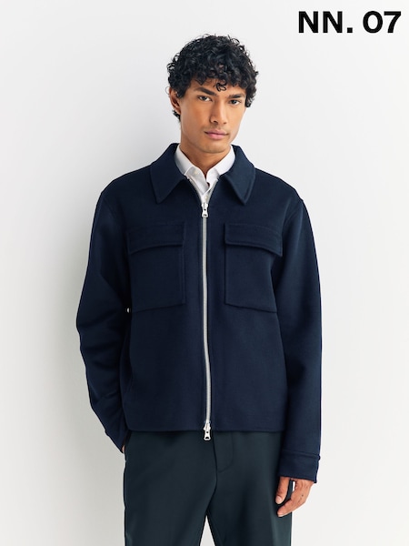 NN.07 Blue Alban Jacket (W26979) | £350