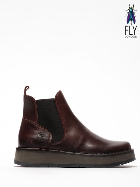 Fly London Red Rug Boots (W27204) | £120