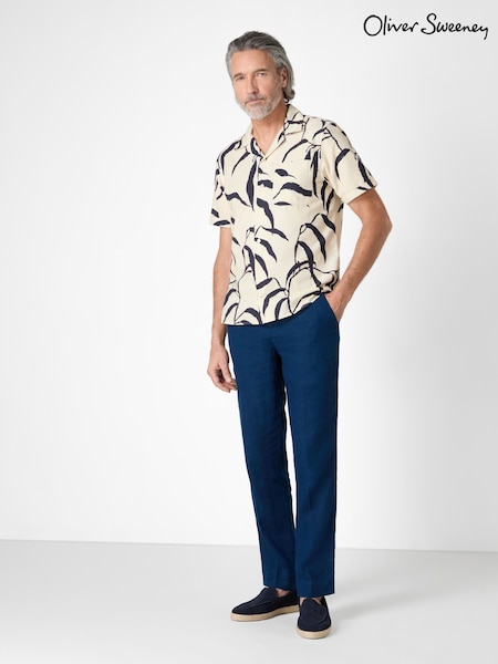 Oliver Sweeney Natural 100% Cotton Riviera Shirt (W27234) | £129