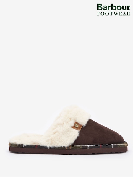 Brown Claudia Mule Slippers (W27320) | £40