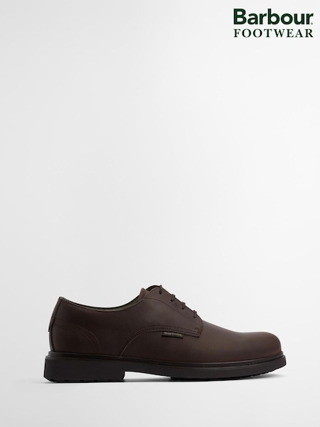 Barbour® Brown Carthy Derby Shoe (W27527) | £119