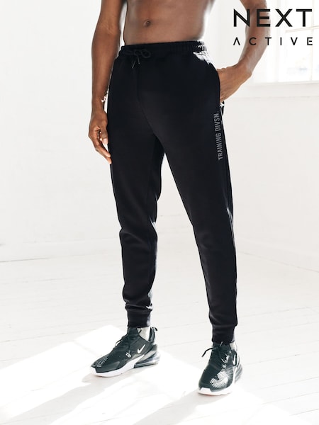 Black Active Training Division Slim Fit Joggers (W27551) | £26