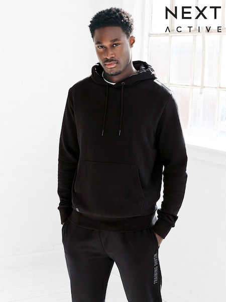 Black Active Training Division Hoodie (W27552) | £34