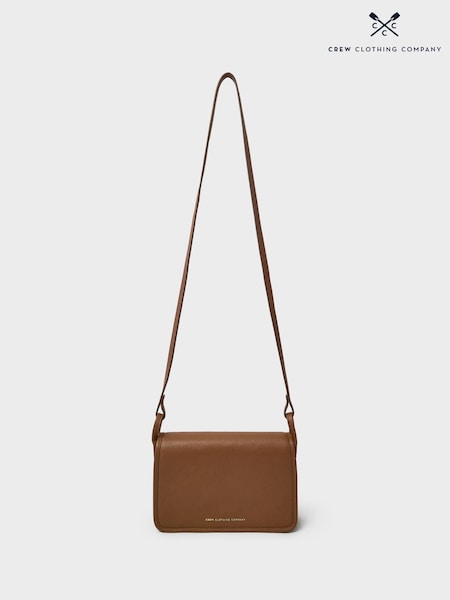 Crew Clothing Brown Classic Cross-Body Bag (W27584) | £0