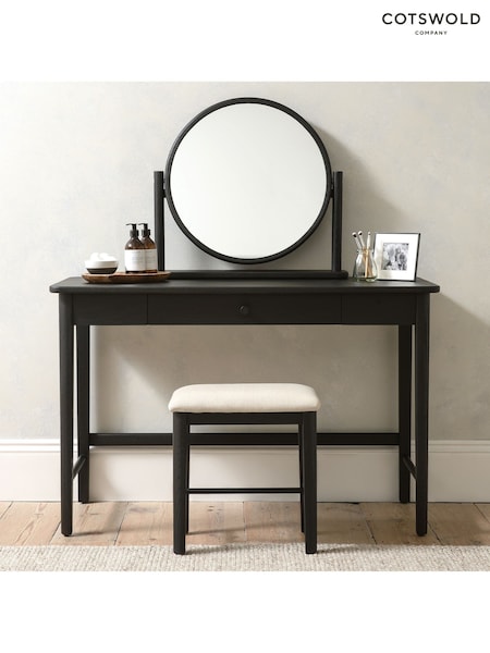 Cotswold Company Black Oak Berkeley Dressing Table (W27754) | £444