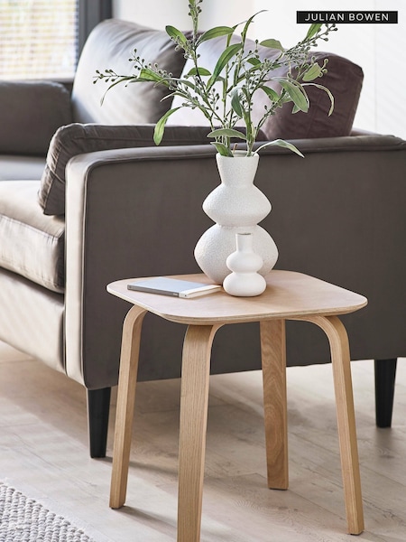 Julian Bowen Beige Kaito Side Table (W27807) | £110