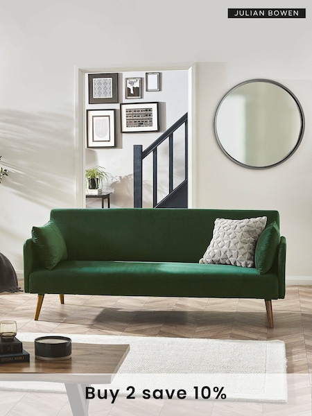 Julian Bowen Green Andi Sofa Bed (W27808) | £405