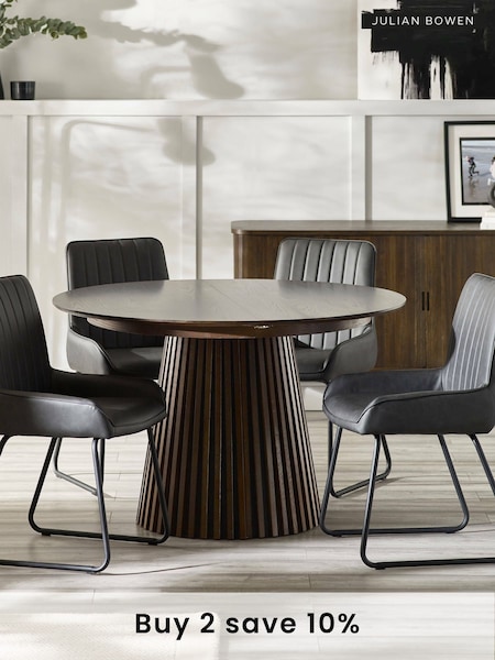 Julian Bowen Dark Brown Arya  Extending Dining Table (W27811) | £650