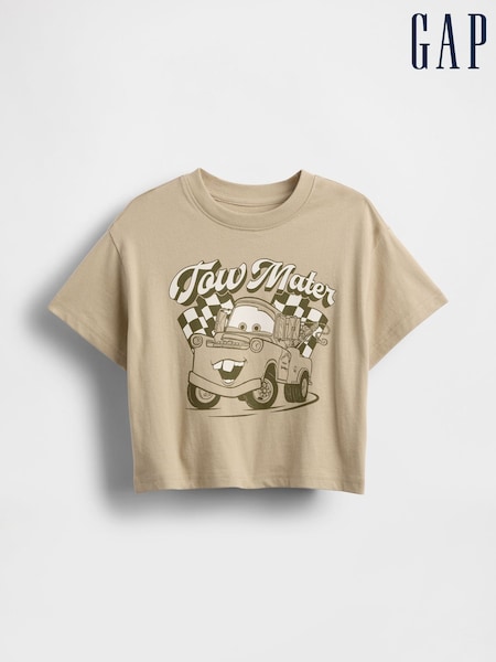 Gap Beige Disney Oversized Short Sleeve T-Shirt (6mths-5yrs) (W27846) | £16