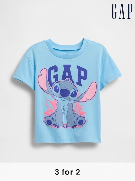Gap Blue Disney and Graphic T-Shirt (6mths-5yrs) (W27940) | £14