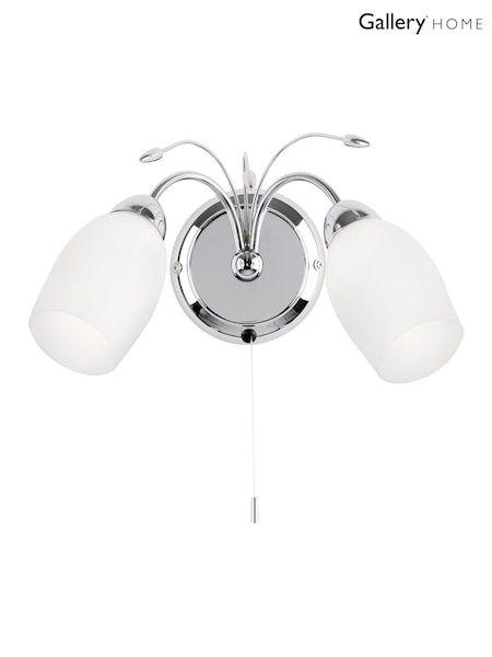 Gallery Home Chrome Meadow Wall Light (W27964) | £40