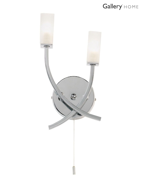 Gallery Home Chrome Havana Wall Light 290x135mm (W27967) | £40