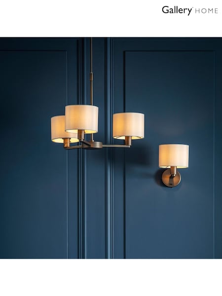 Gallery Home Natural Sawyer Ceiling Silk Wall Light (W27986) | £70
