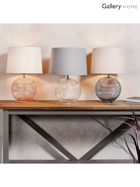 Gallery Home Clear Korella 5 Pendant Light Antique Glass Table Lamp (W27988) | £60