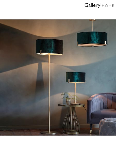 Gallery Home Brass Harlen Antique Table Lamp (W28011) | £180