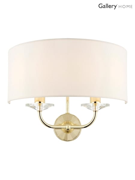 Gallery Home Brass Nixon Wall Light Brushed Brass (W28020) | £80