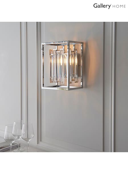 Gallery Home Chrome Arcadia Wall Light (W28035) | £140