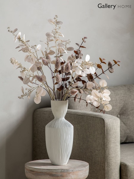 Gallery Home Cream Haruto Vase (W28080) | £0
