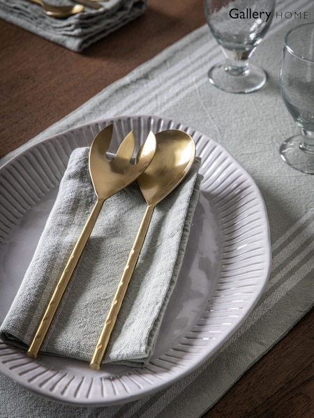 Gallery Home 4 Pack Cream Earthy Ridged Side Plate (W28088) | £34